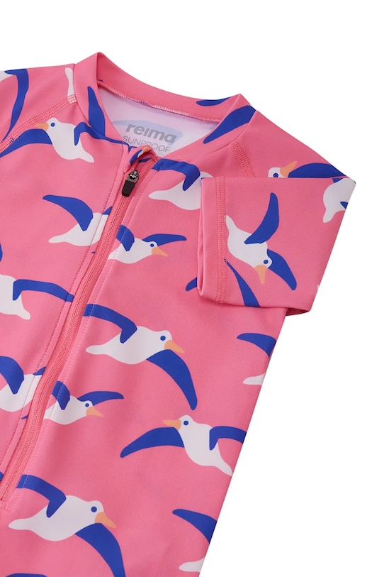 Reima kombinezon plażowy dziecięcy Atlantti UV 50+ różowy 5200131C.G.PPY2