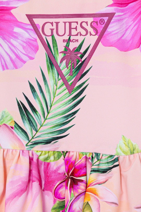 Dziewczynka Guess strój kąpielowy jednoczęściowy niemowlęcy A6GZ00.MC052.PPY2.M różowy