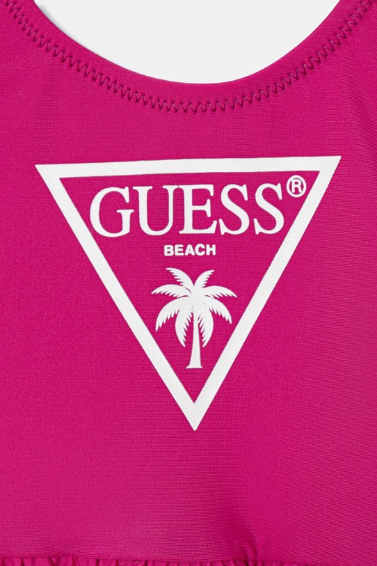 Dziewczynka Guess strój kąpielowy jednoczęściowy niemowlęcy A6GZ01.KCA60.PPY2.M różowy