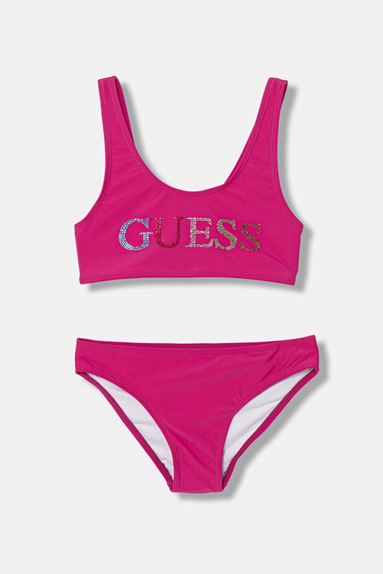 Guess strój kąpielowy dwuczęściowy dziecięcy różowy J6GZ28.KCA60.PPY2.M