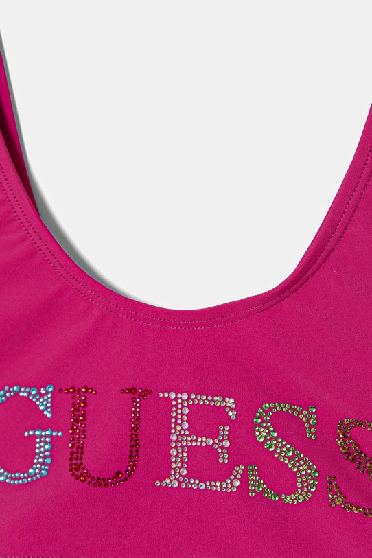 Dziewczynka Guess strój kąpielowy dwuczęściowy dziecięcy J6GZ28.KCA60.PPY2.M różowy