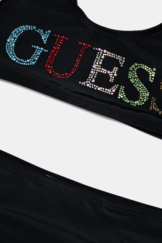 Dievča Guess dvojdielne plavky detské J6GZ28.KCA60.PPY2.M čierna