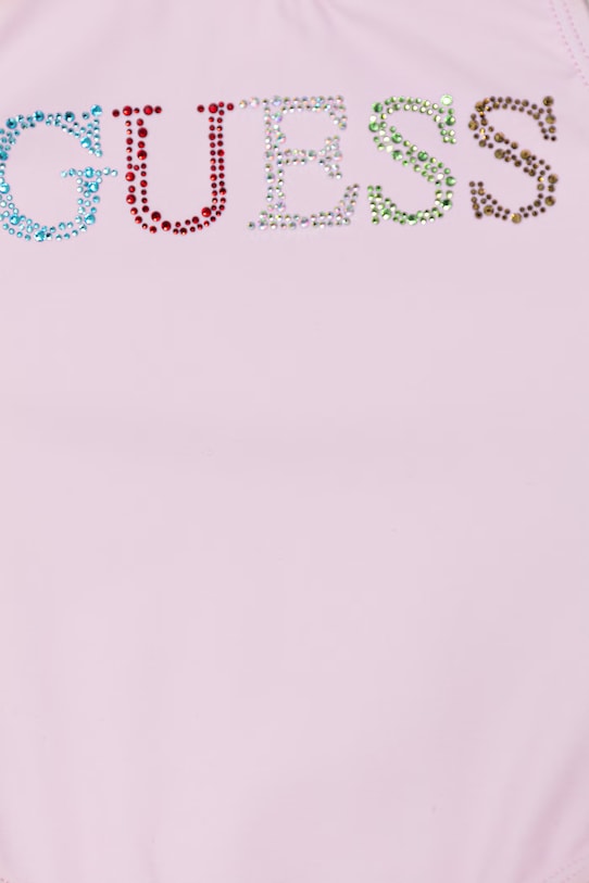 Dziewczynka Guess strój kąpielowy jednoczęściowy dziecięcy J6GZ29.KCA60.PPY2.M różowy