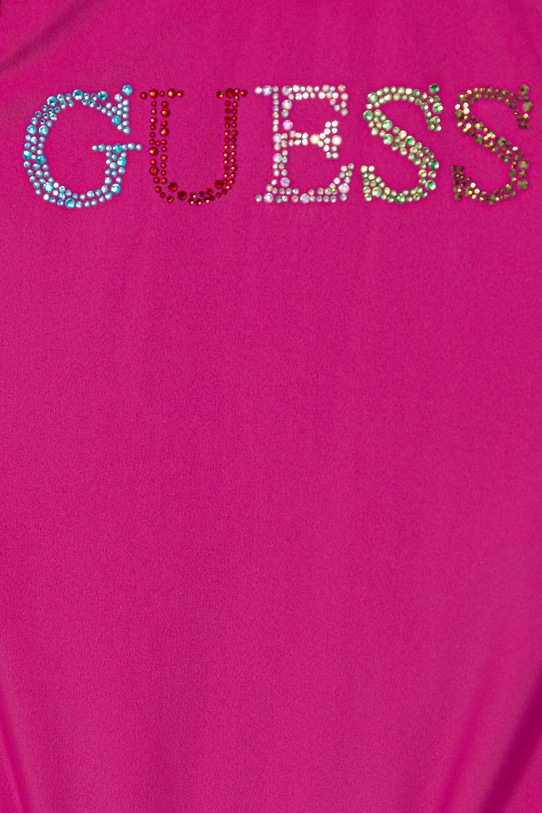 Dziewczynka Guess strój kąpielowy jednoczęściowy dziecięcy J6GZ29.KCA60.PPY2.M różowy