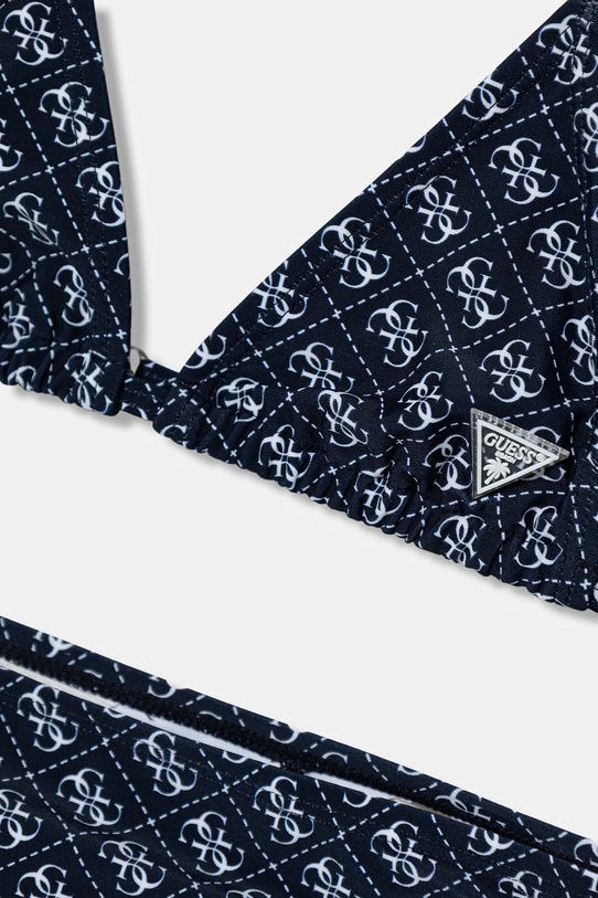 Dziewczynka Guess strój kąpielowy dwuczęściowy dziecięcy J6GZ31.MC052.PPY2.M granatowy