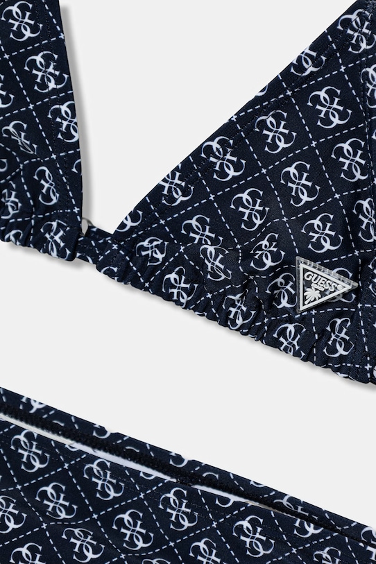 Dziewczynka Guess strój kąpielowy dwuczęściowy dziecięcy J6GZ31.MC052.PPY2.M granatowy