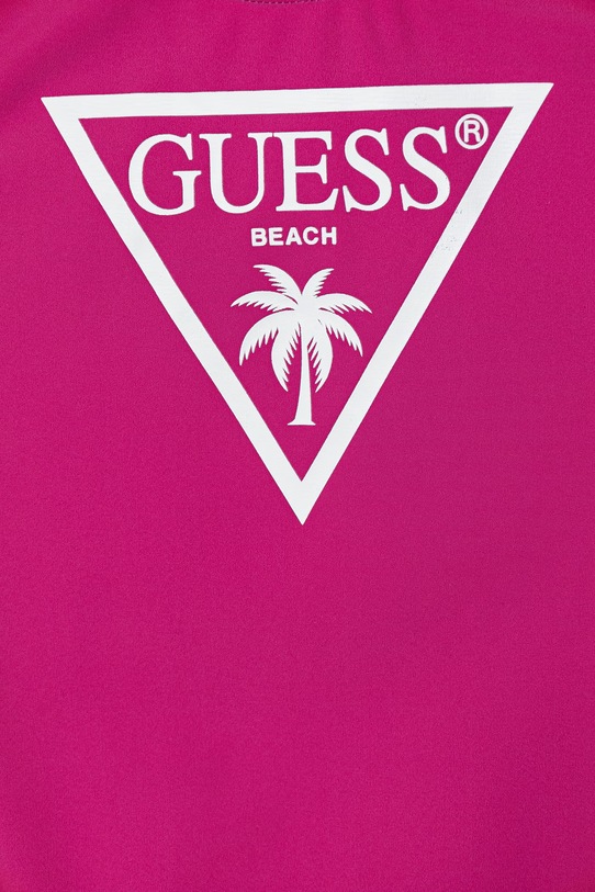 Dziewczynka Guess strój kąpielowy jednoczęściowy dziecięcy J6GZ33.KCA60.PPY2.M różowy