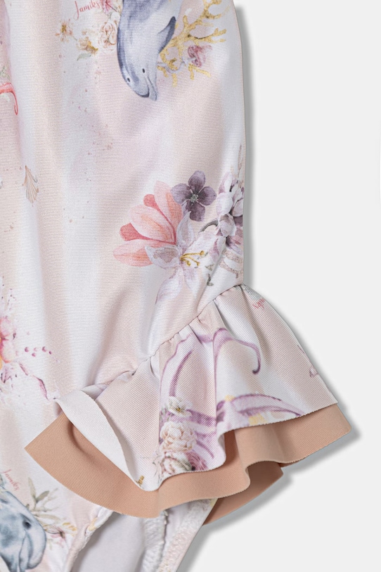 Dziewczynka Jamiks strój kąpielowy jednoczęściowy dziecięcy DELWYN DELWYN.Str.kap.JLI133.G beżowy