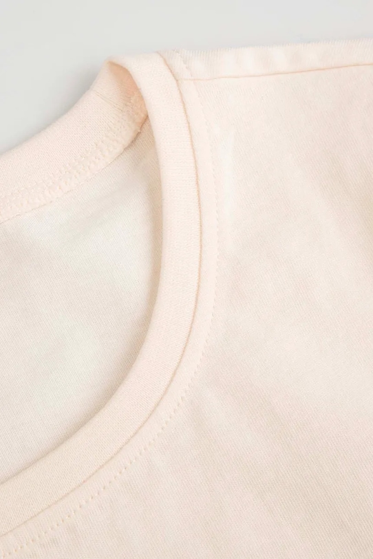 DÍVKA Dětské bavlněné pyžamo Coccodrillo WC6448202PJS béžová