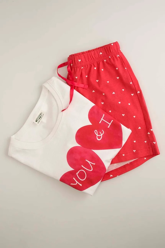 Detské bavlnené pyžamo Coccodrillo WC6448203PJS ružová