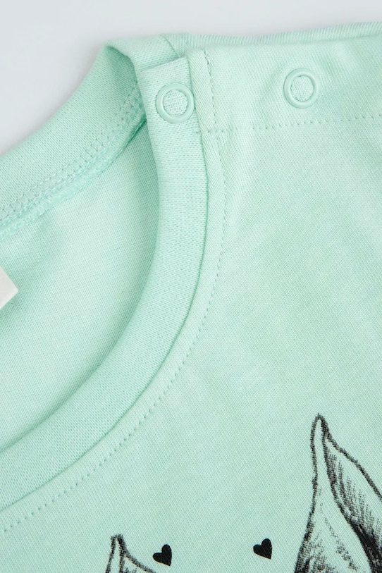 DÍVKA Dětské bavlněné pyžamo Coccodrillo WC6448206PJS zelená