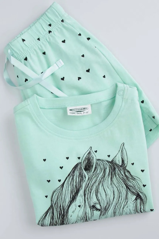 Dětské bavlněné pyžamo Coccodrillo WC6448206PJS zelená