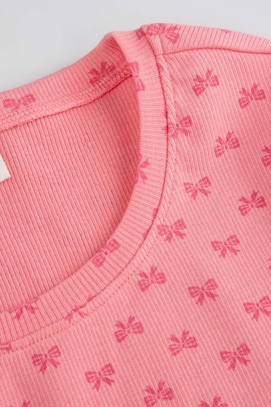 DÍVKA Dětské bavlněné pyžamo Coccodrillo WC6448210PJS růžová