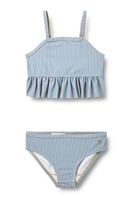 Wheat dwuczęściowy strój kąpielowy dziecięcy 1745.169R.GRS niebieski SS26