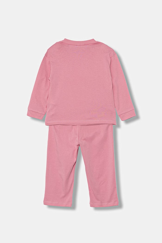 United Colors of Benetton piżama dwuczęściowa dziecięca bawełniana 30960P09U.G.G.Stagional różowy SS26