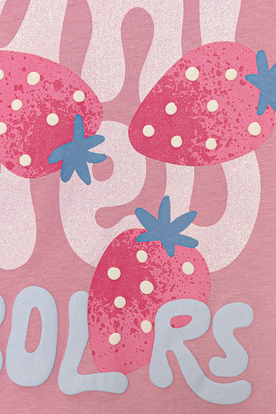 Dziewczynka United Colors of Benetton piżama dwuczęściowa dziecięca bawełniana 30960P09U.G.G.Stagional różowy