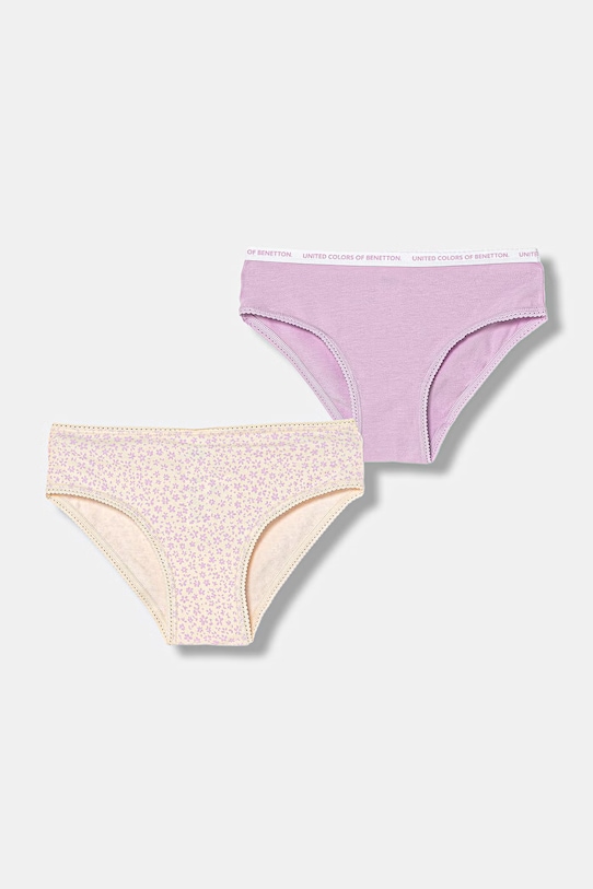 United Colors of Benetton figi dziecięce 2-pack pomarańczowy 3MC10S1BF.G.Stagionale