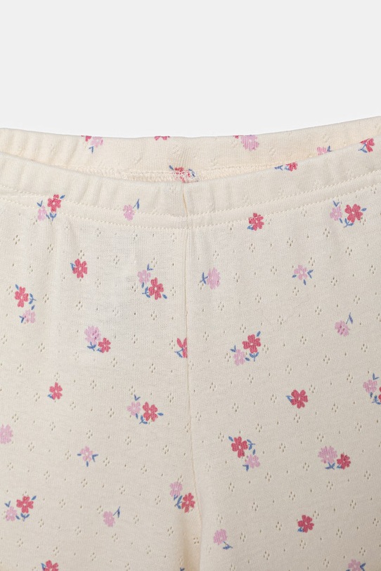 Dziewczynka United Colors of Benetton piżama dwuczęściowa dziecięca bawełniana 3OJC0P0A0.G.Stagionale beżowy