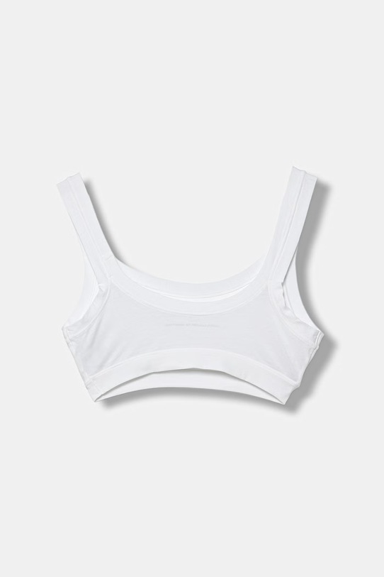 United Colors of Benetton biustonosz dziecięcy bawełniany 2-pack biały 3RDW0R00A.G.Stagionale