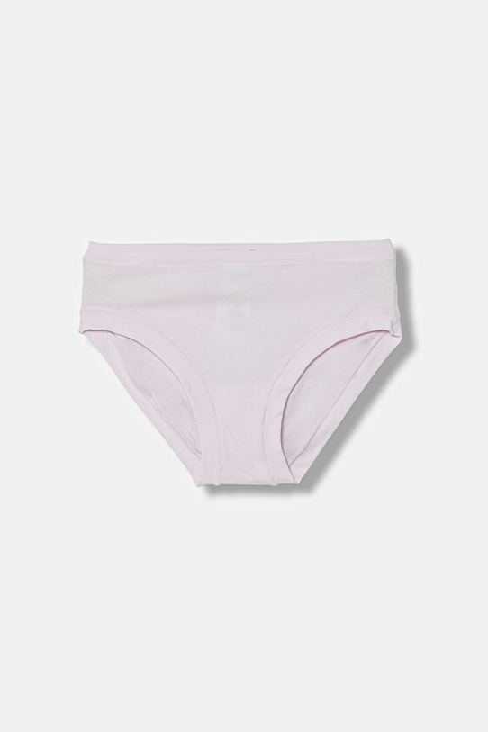 Dievča United Colors of Benetton nohavičky detské bavlnené s elastanom 2-pak 3RDW0S032.G.Stagionale ružová