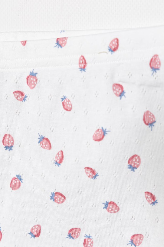 DÍVKA United Colors of Benetton dvoudílné dětské bavlněné pyžamo 3OJC0P09Z.G.Stagionale bílá