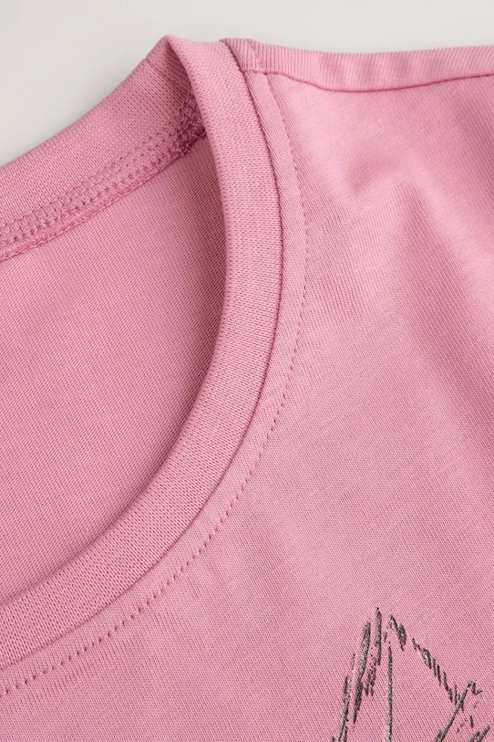 Dziewczynka Coccodrillo piżama dziecięca bawełniana WC6448205PJS różowy