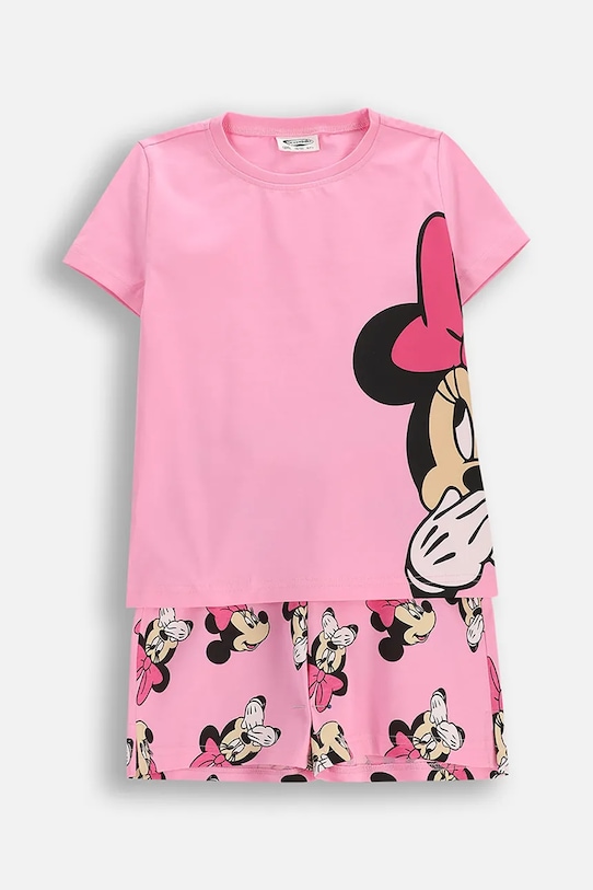 Coccodrillo pidžama za djecu od pamuka roza WC6448201LGD