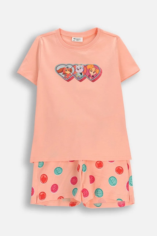 Coccodrillo dvojdielne pyžamo detské bavlnené oranžová WC6448203LGD