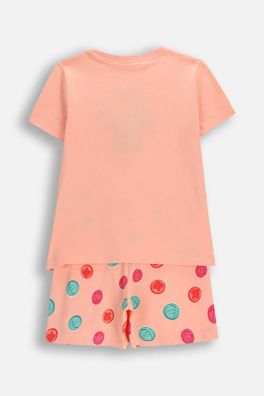 Coccodrillo dvojdielne pyžamo detské bavlnené WC6448203LGD oranžová SS26