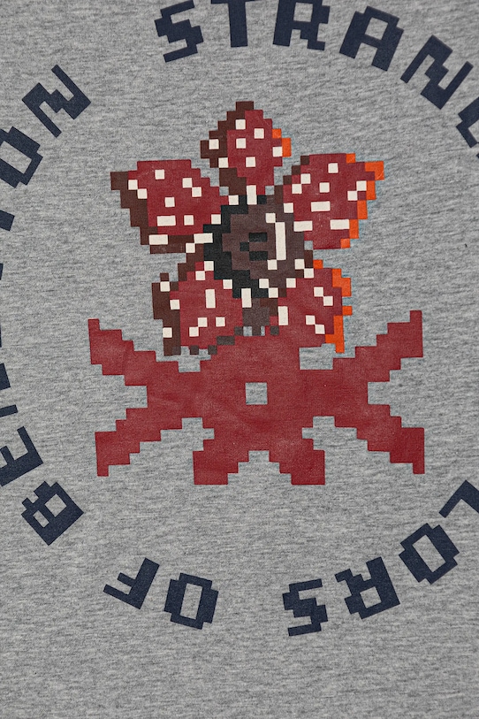 United Colors of Benetton piżama bawełniana dziecięca szary 30960P09I.G.Seasonal