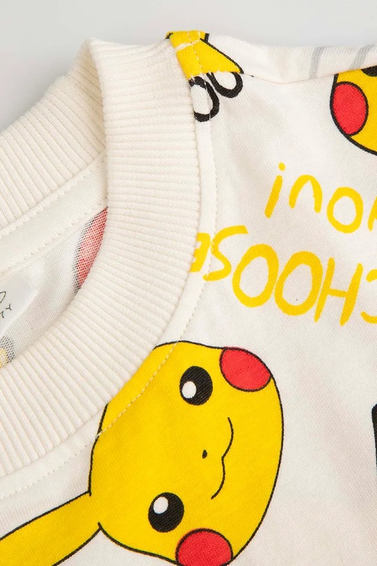 Chłopiec Coccodrillo piżama dwuczęściowa dziecięca bawełniana WC6448202LBD beżowy