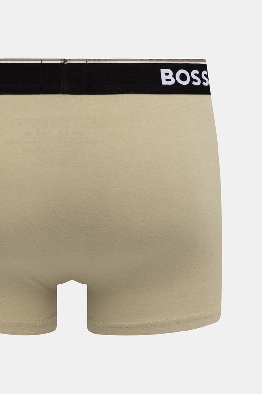 BOSS boxerky pánske bavlnené s elastanom Trunk 3P Power Desig 3-pak 50554443