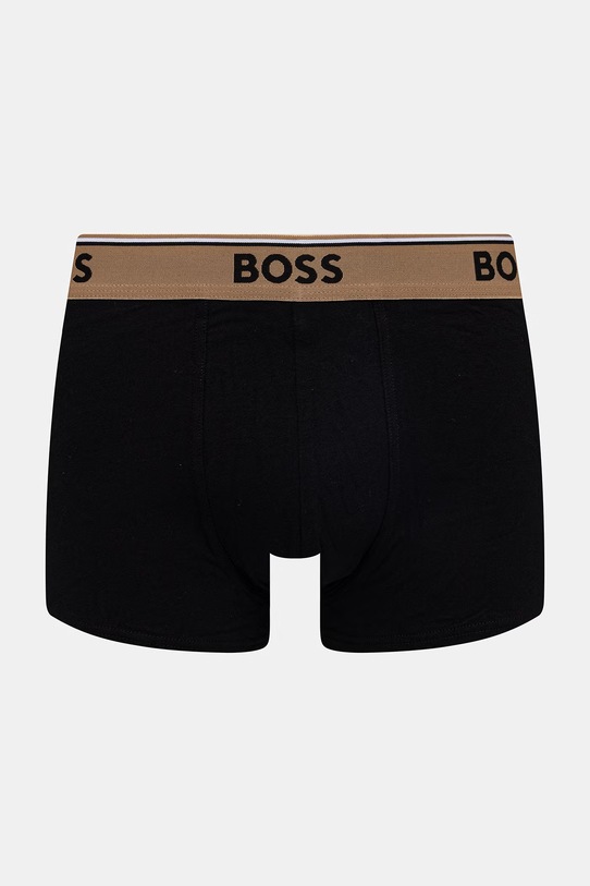 BOSS боксеры для мужчин из хлопка с эластаном Trunk 3P Power Desig 3 шт. чёрный 50554443