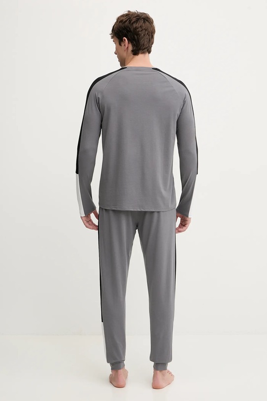 BOSS piżama Balance Long Set 50554773 szary SS26