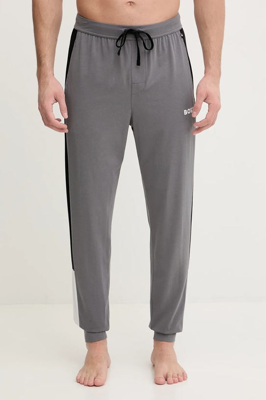 BOSS piżama Balance Long Set szary 50554773