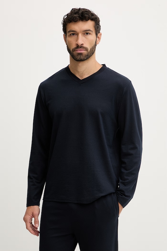 BOSS piżama Energetic Long Set 50557169 granatowy SS26