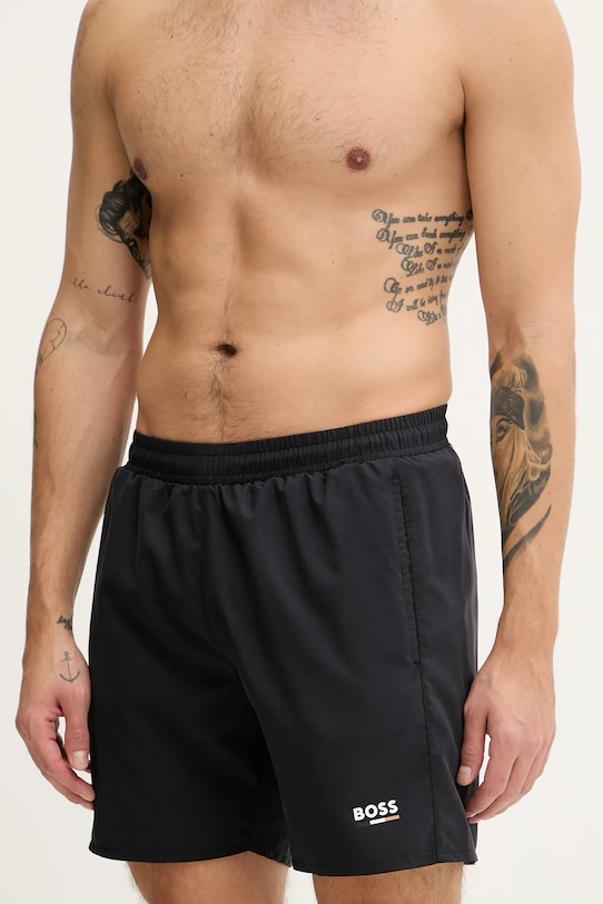 BOSS szorty kąpielowe 50554613 czarny SS26