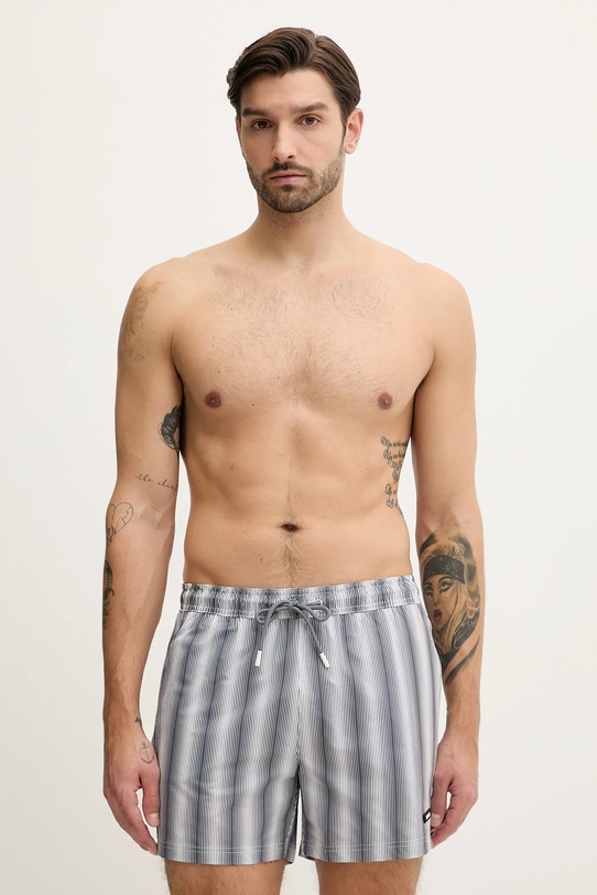 Plavkové šortky BOSS šedá 50554983