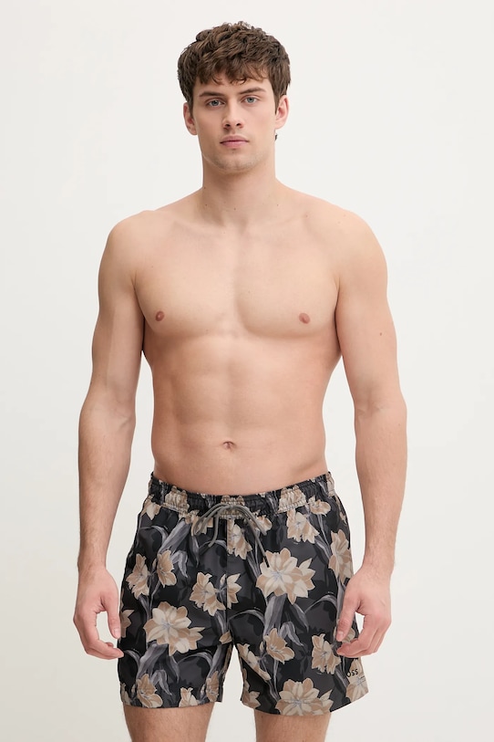 BOSS szorty kąpielowe Iris Planet friendly szary 50555111