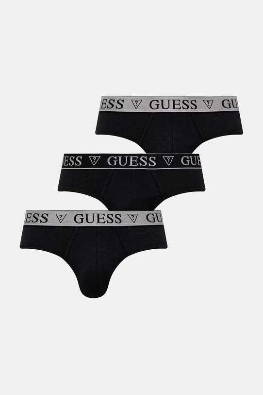 Guess slipy 3-pack dzianina czarny U5BG66.KCD31