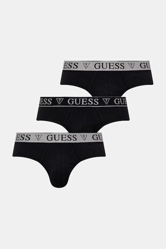 Guess slipy 3-pack dzianina czarny U5BG66.KCD31
