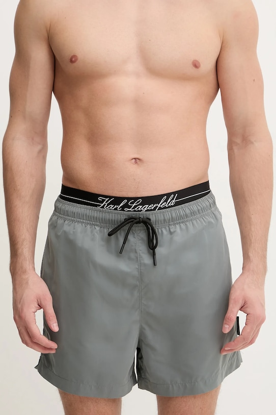 Μαγιό Karl Lagerfeld HOTEL KARL B1M46009 πράσινο SS26