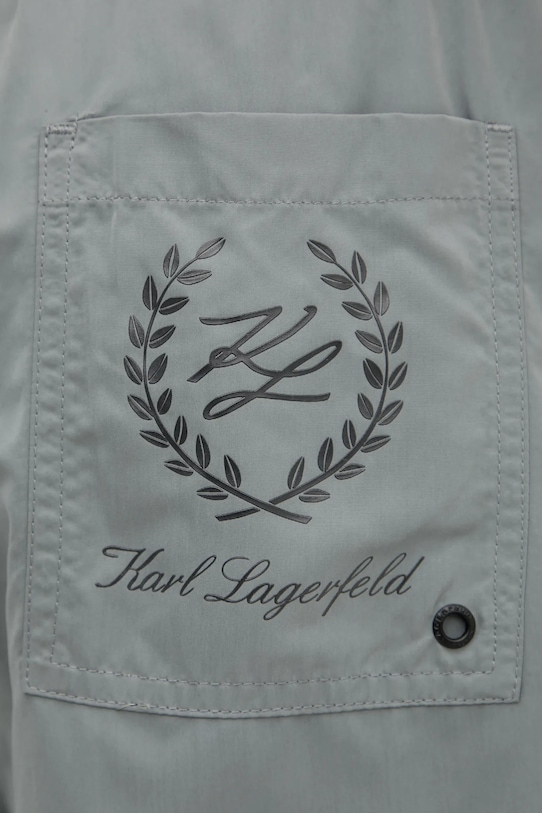 Μαγιό Karl Lagerfeld HOTEL KARL πράσινο B1M46009