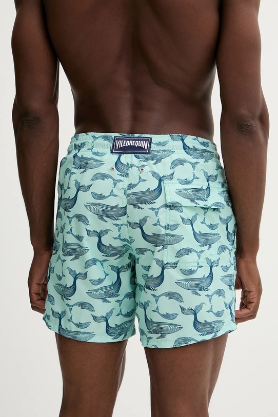 Odzież Vilebrequin szorty kąpielowe MOOREA MOODB106 turkusowy