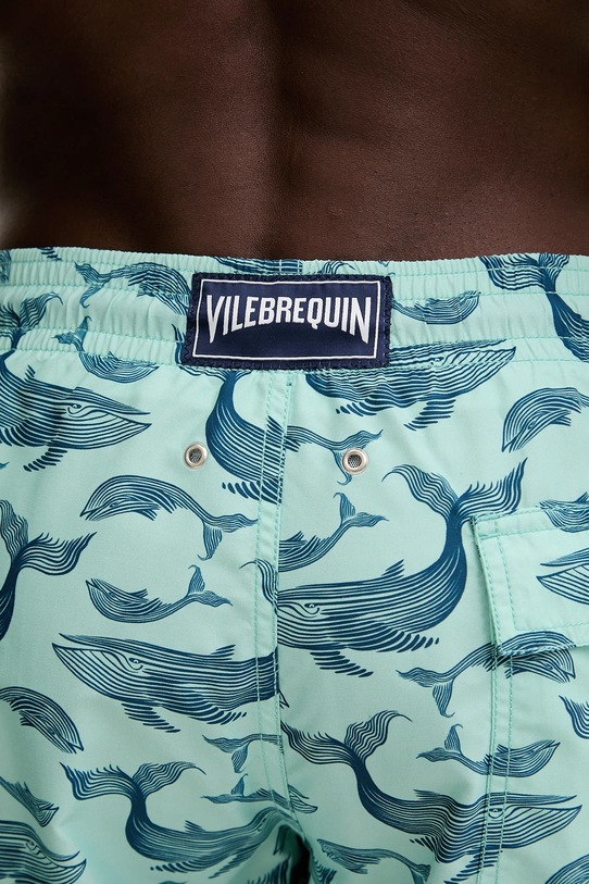 Vilebrequin szorty kąpielowe MOOREA turkusowy MOODB106