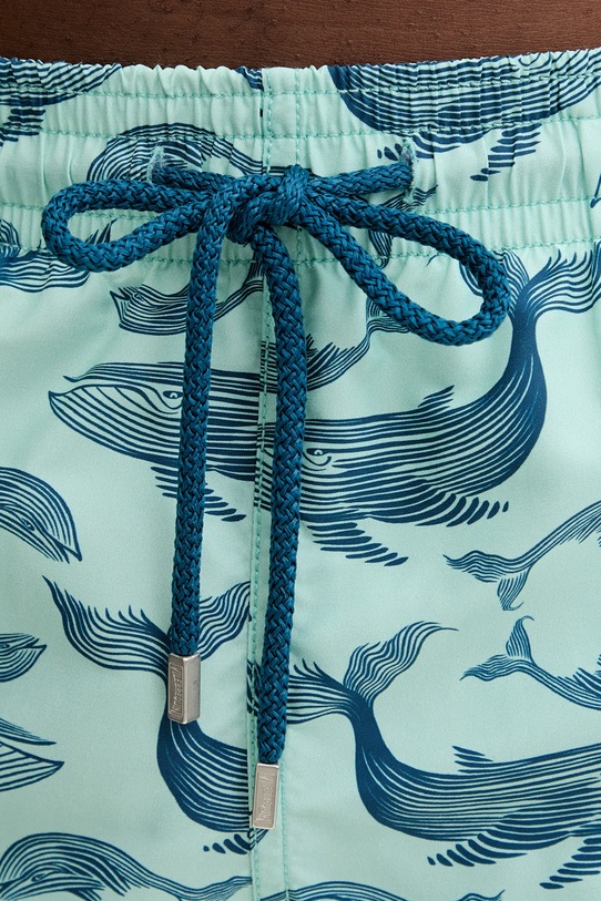 Vilebrequin szorty kąpielowe MOOREA MOODB106 turkusowy