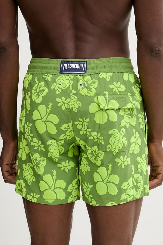 Odzież Vilebrequin szorty kąpielowe MOOREA MOODD213 zielony