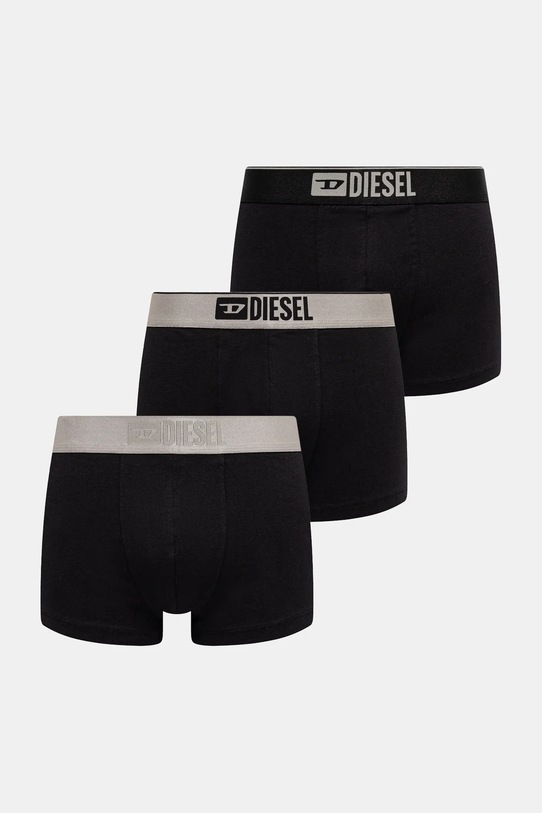 Diesel bokserki DAMIEN-GFT 3-pack dzianina czarny A17805.0LJCE