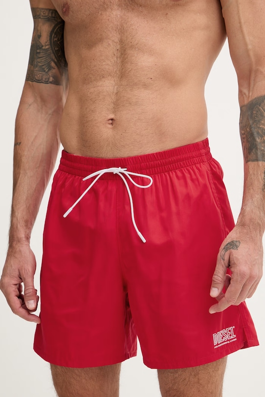Diesel pantaloni scurți de baie pentru bărbați SPORT-41-D-CORE A20519.0PLCA rosu SS26