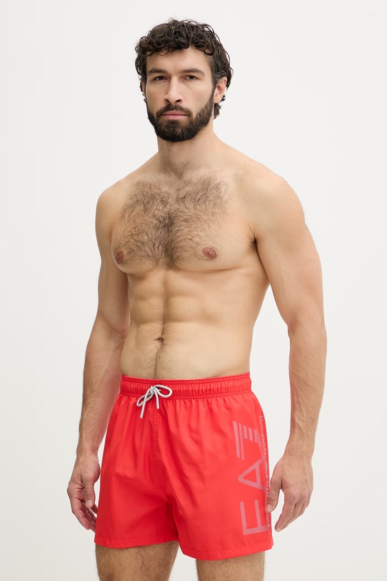 EA7 Emporio Armani pantaloni scurți de baie rosu AF14497.7M002001